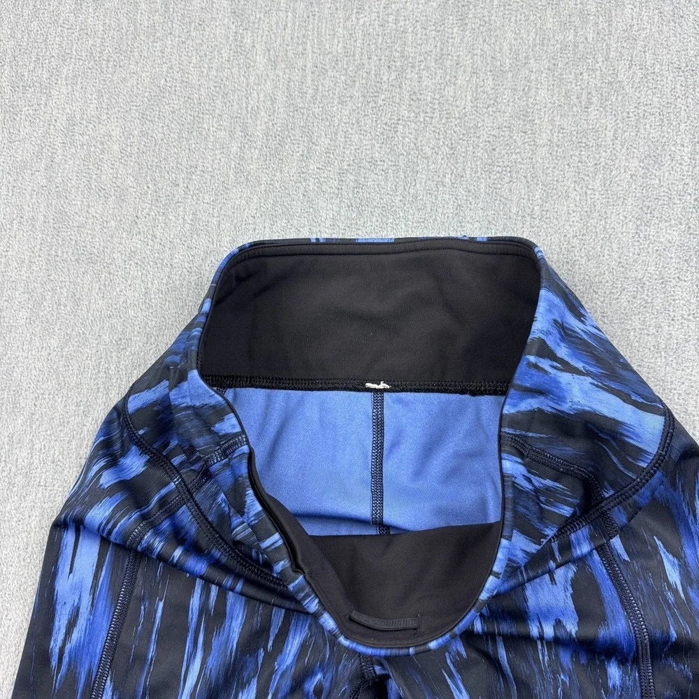 Lululemon Womens Leggings 4 Blue Painted Animal All Meshed Up 7/8 Tight 25